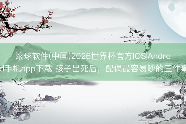 滚球软件(中国)2026世界杯官方IOS|Android手机app下载 孩子出死后，配偶最容易吵的三件事