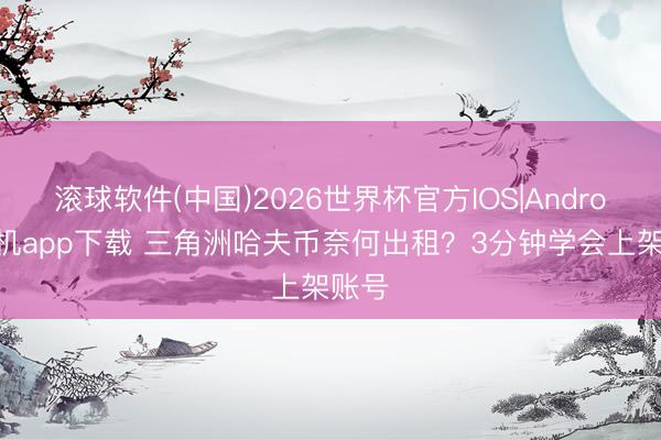滚球软件(中国)2026世界杯官方IOS|Android手机app下载 三角洲哈夫币奈何出租？3分钟学会上架账号