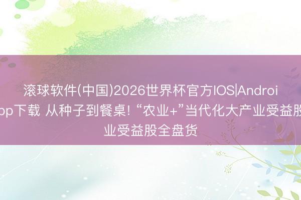 滚球软件(中国)2026世界杯官方IOS|Android手机app下载 从种子到餐桌! “农业+”当代化大产业受益股全盘货